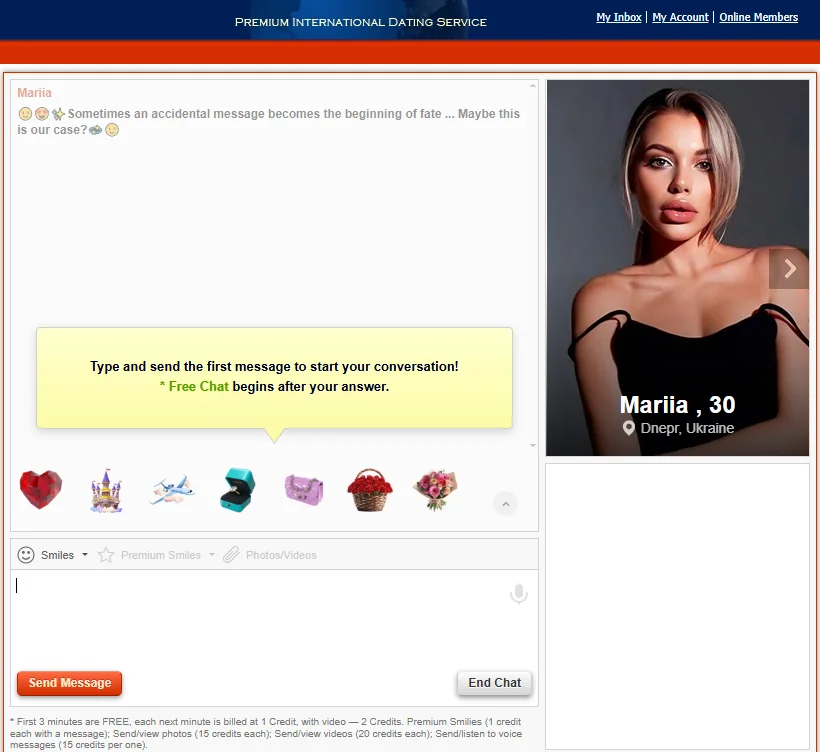 Online Text Chat