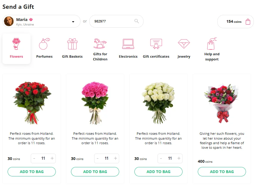virtual gifts