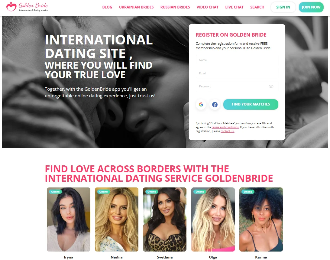 GoldenBride.net Slavic Dating Site Review